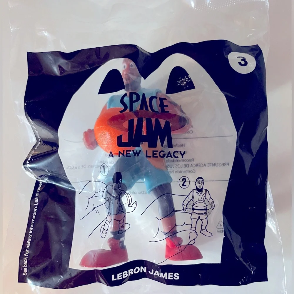 Space Jam Legacy Lebron James McDonald’s Happy Meal Kid’s Toy Collectible